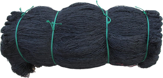 Poultry Netting 1" or 2" Mesh Heavy Knotted Nets Aviary Gamefowl Quail Chicken Bird Block Net Long Lasting Break/Burst 85/245 lb Polyethylene 8-10 Year Lifespan (12.5' X 150', 2)